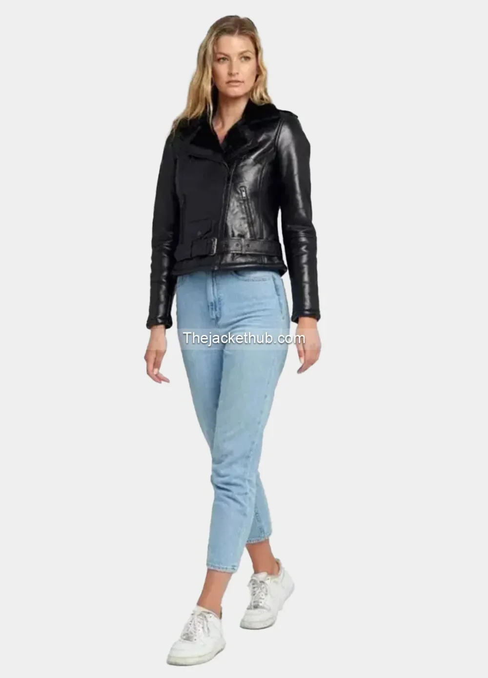 Ave-Black-Fur-Biker-Leather-Jacket