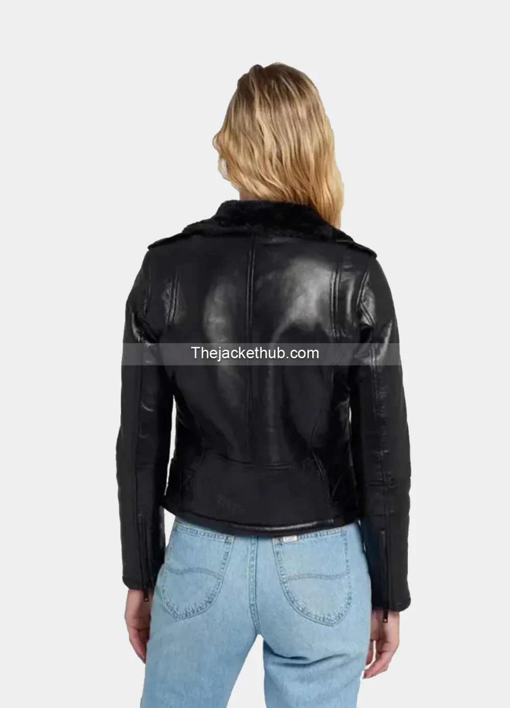 Ave-Black-Fur-Biker-Leather-Jacket