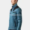 Blue-and-Black-Leather-Jacket-For-Men