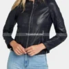 Classic-Crew-Neck-Blue-Leather-Jacket
