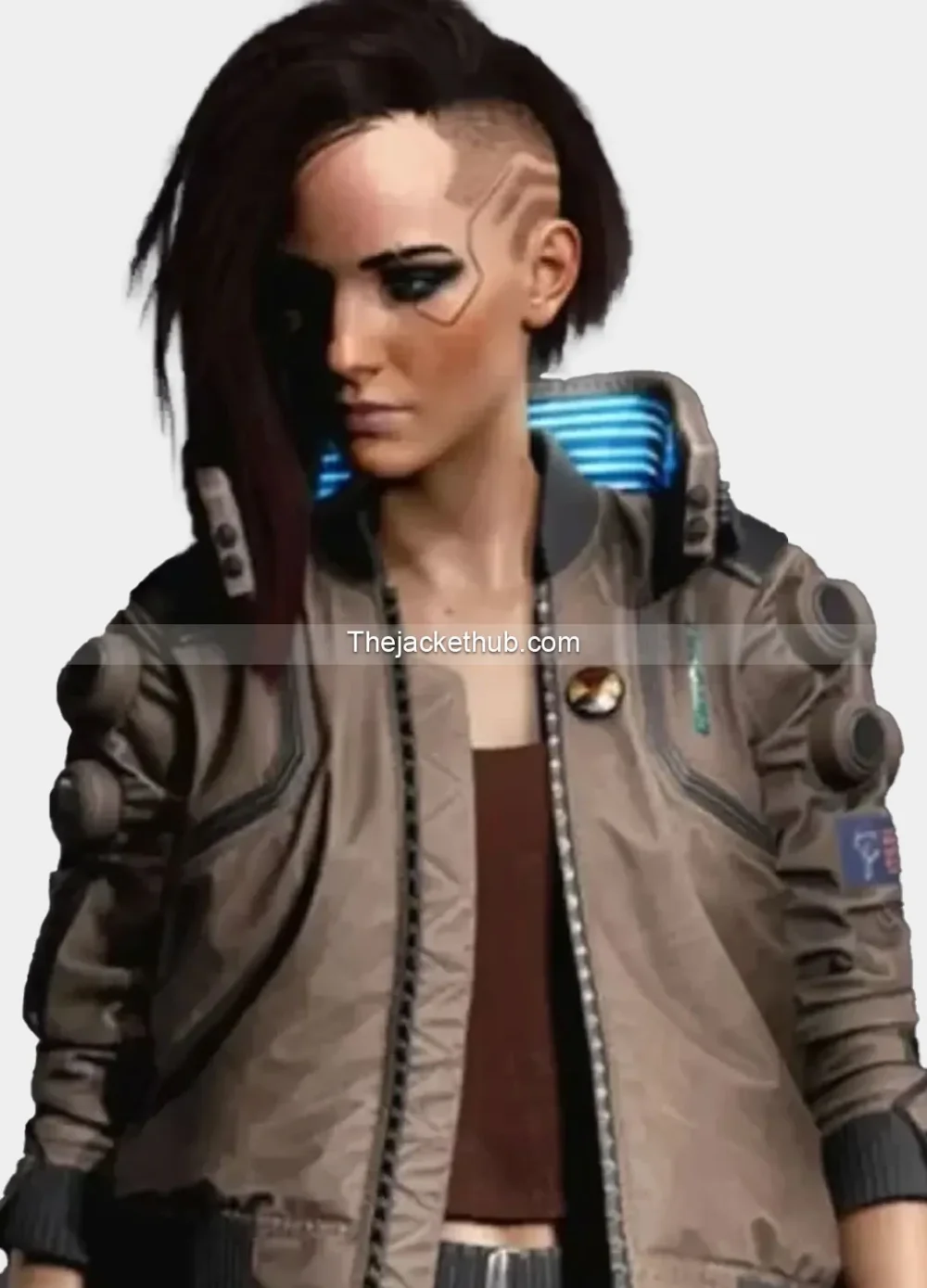 Cyberpunk-2077-Edgerunners-Miss-V-Bomber-Leather-Jacket