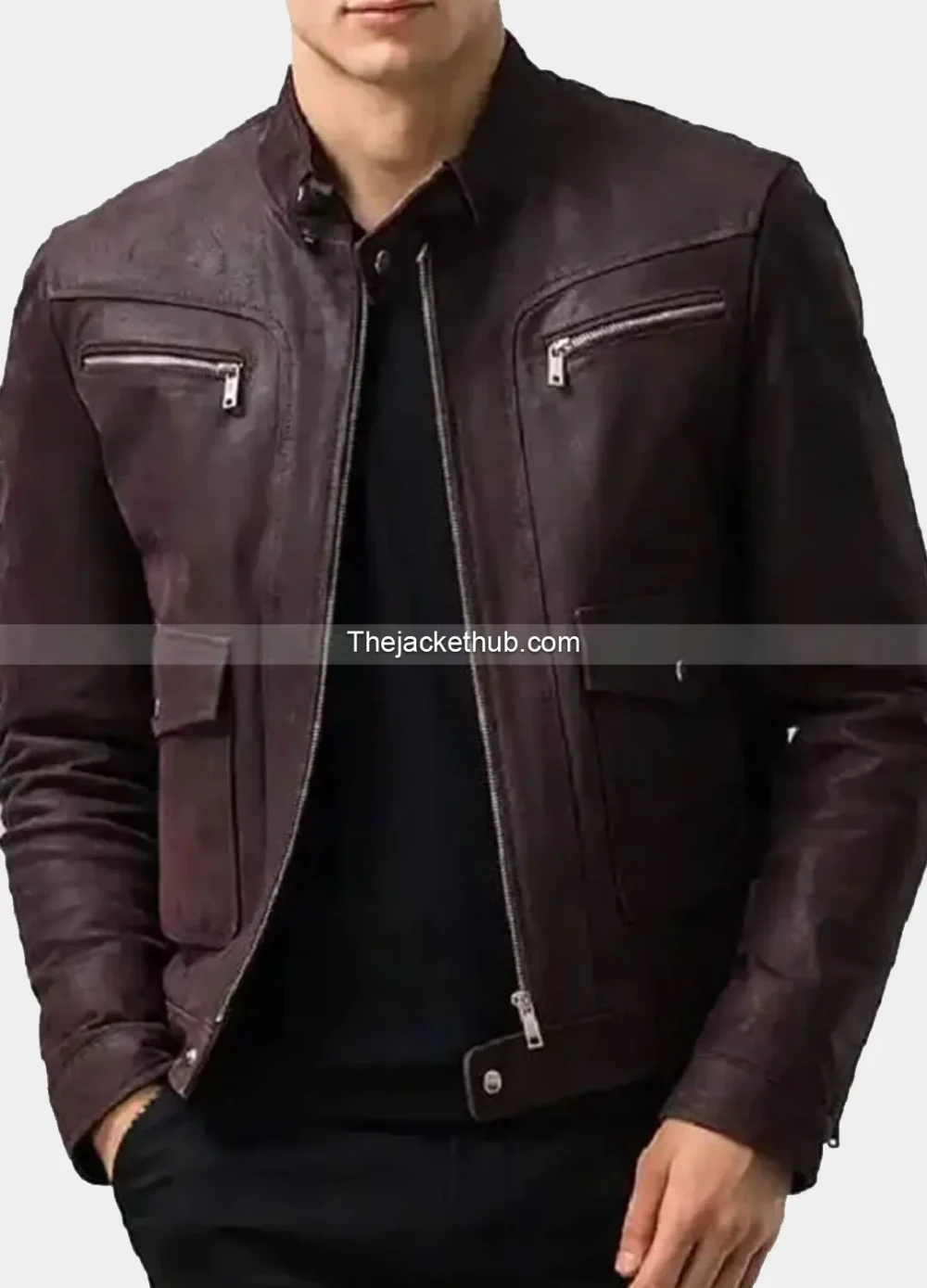 Dark-Maroon-Leather-Jacket-For-Men
