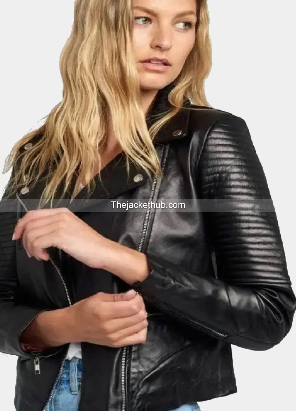 Ella-Quilted-Hands-Black-Biker-Leather-Jacket