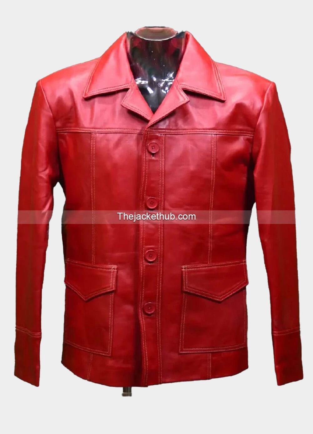 Fight-Club-Tyler-Durden-Mayhem-Red-Leather-Jacket