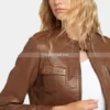 Indiana-Brown-Cafe-Racer-Women’s-Leather-Jacket