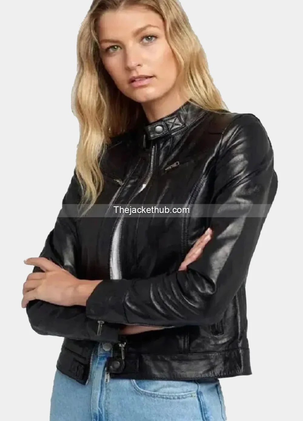 Kathy-Black-Cafe-Racer-Leather-Jacket