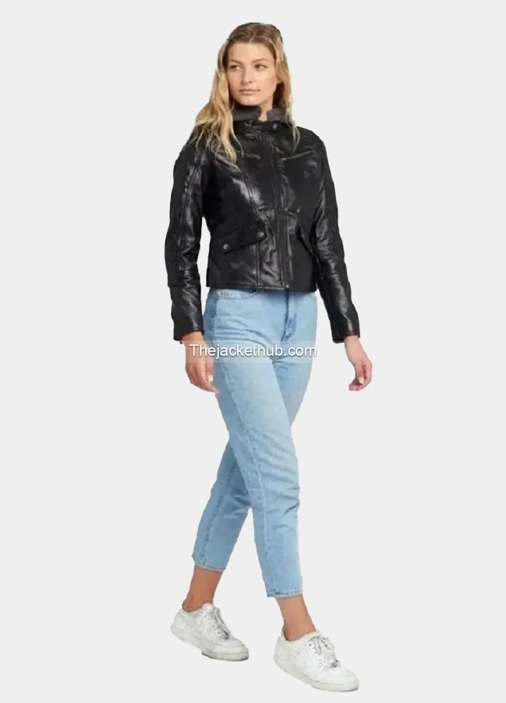 Kendra-Hooded-Black-Cafe-Racer-Leather-Jacket