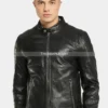 Leo-Black-Hooded-Leather-Jacket