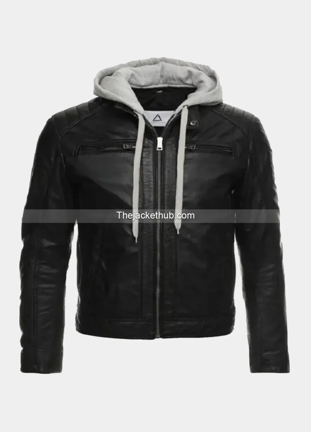 Leo-Hooded-Cafe-Racer-Black-Leather-Jacket