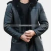 Men’s-Black-Shearling-Leather-Trench-Coat-with-Hood
