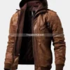 Men’s-Brown-Motorcycle-Bomber-Leather-Jacket-with-Removable-Hood
