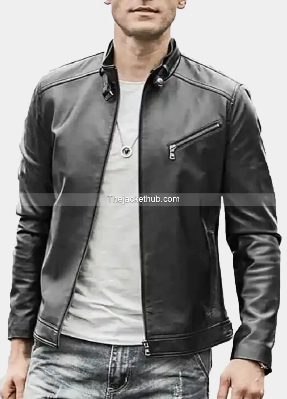 Men’s-Iconic-Basic-Black-Leather-Jacket