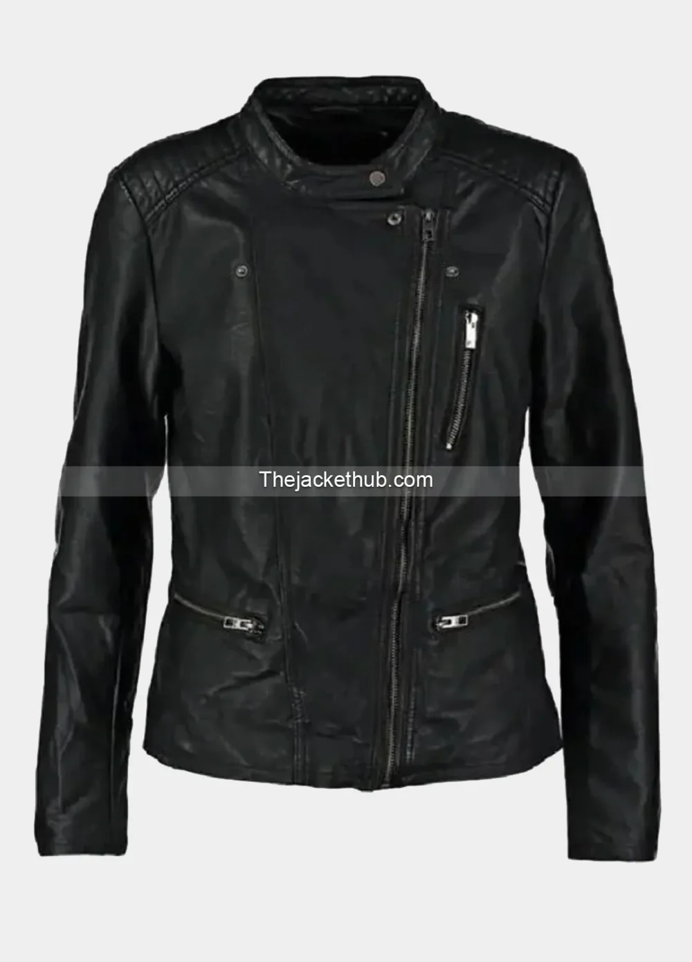 Onlco-Real-Lambskin-Black-Biker-Leather-Jacket