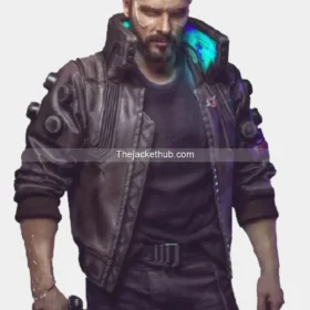 Video Game Cyberpunk 2077 Samurai Bomber Jacket