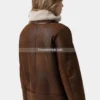 Women’s-Brown-B3-Bomber-Sheepskin-Leather-Jacket
