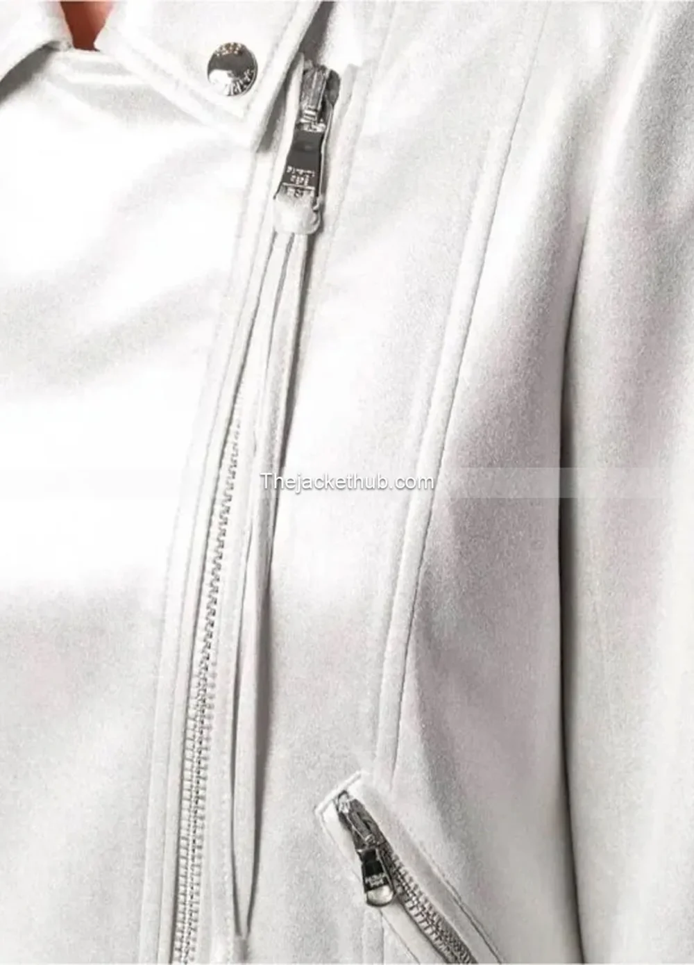 Women’s-White-Metallic-Biker-Moto-Leather-Jacket