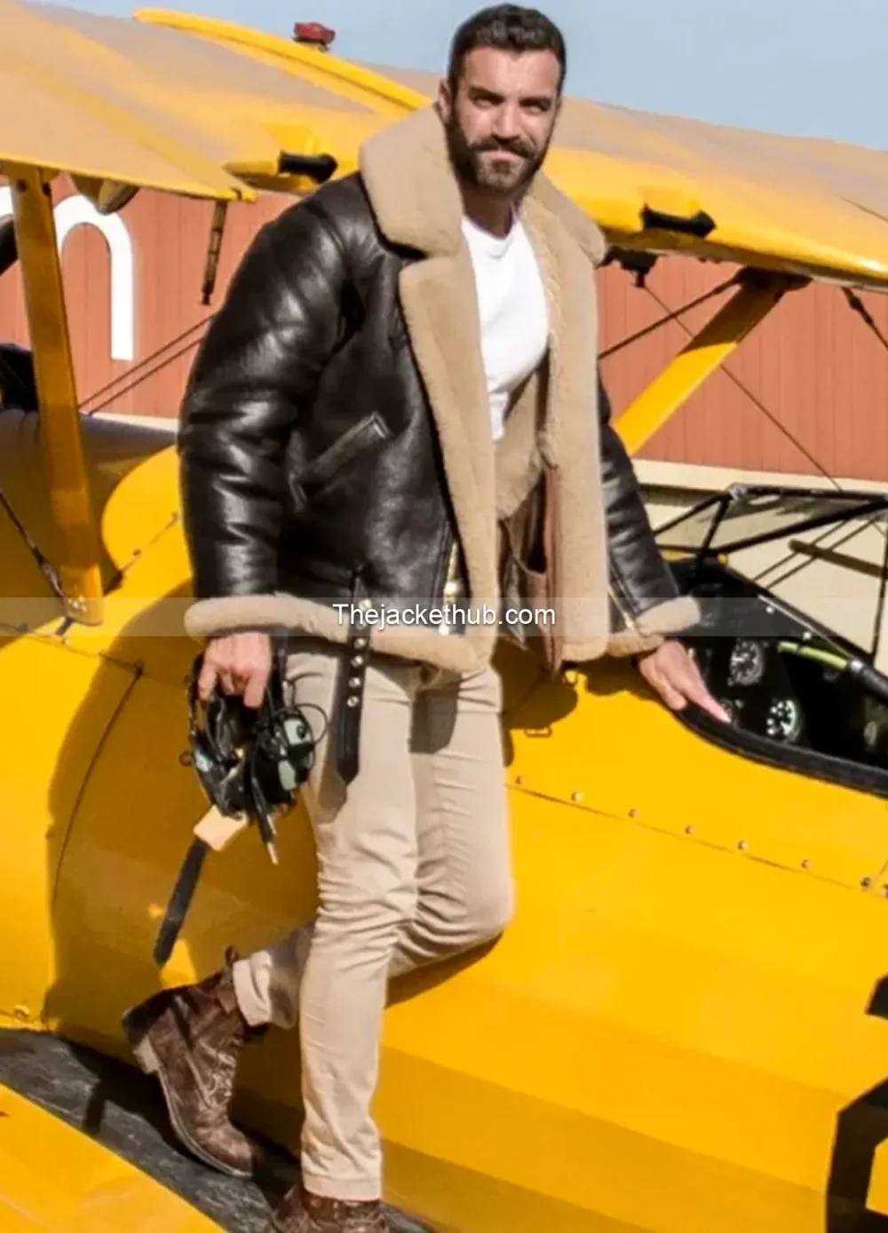 Men's R.A.F Sheepskin Bomber Jacket