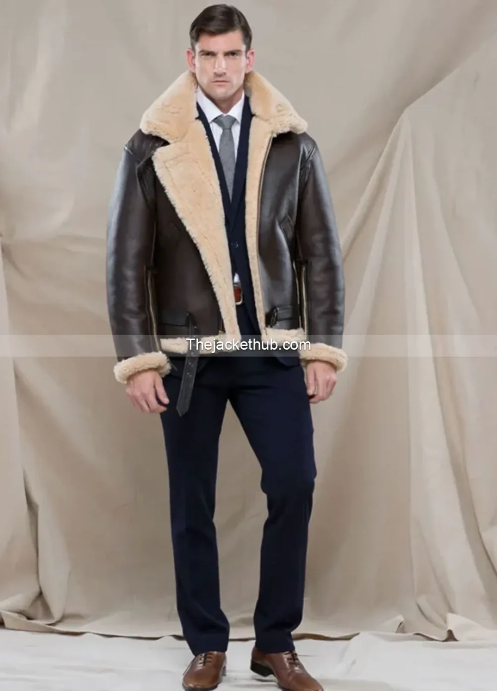 Men's R.A.F Sheepskin Bomber Jacket