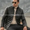 Seattle-Men’s-Leather-Puffer-Jacket-with-Fur-collar