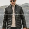 Seattle-Men’s-Leather-Puffer-Jacket-with-Fur-collar