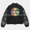 Stussy-1988-Vintage-Homeboy-Black-Wool-&-Leather-Varsity-Jacket
