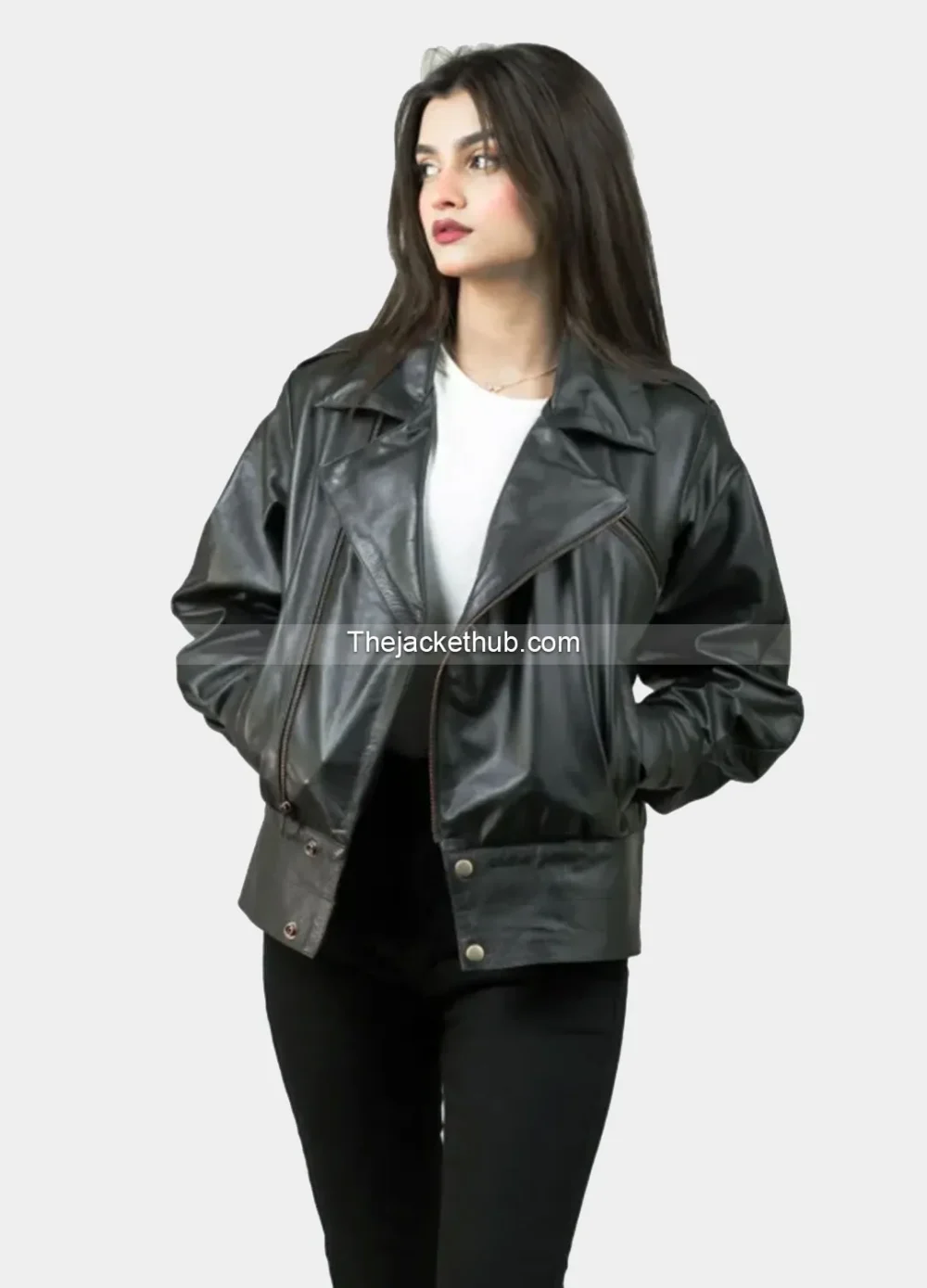 Women’s-Biker-Black-Leather-Jacket