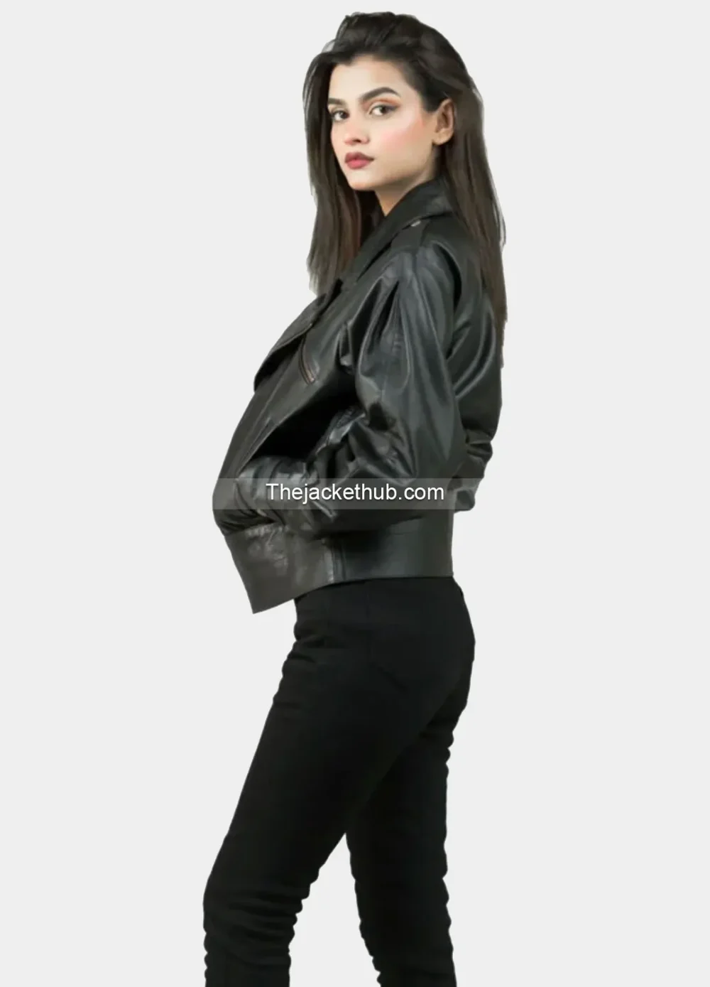 Women’s-Biker-Black-Leather-Jacket