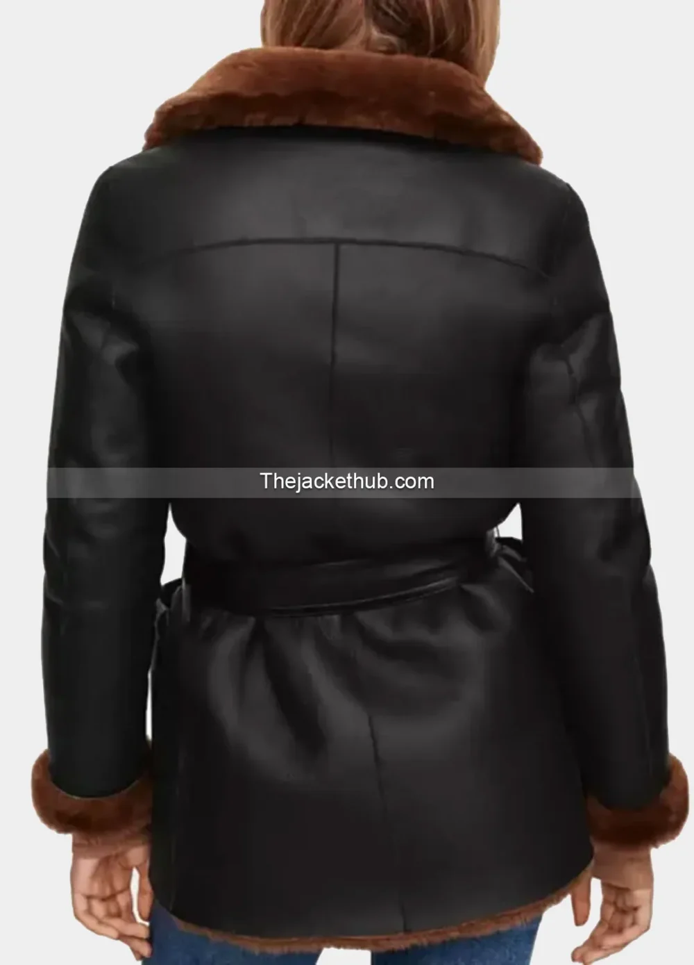 Women’s-Black-Leather-Fur-Shearling-Coat