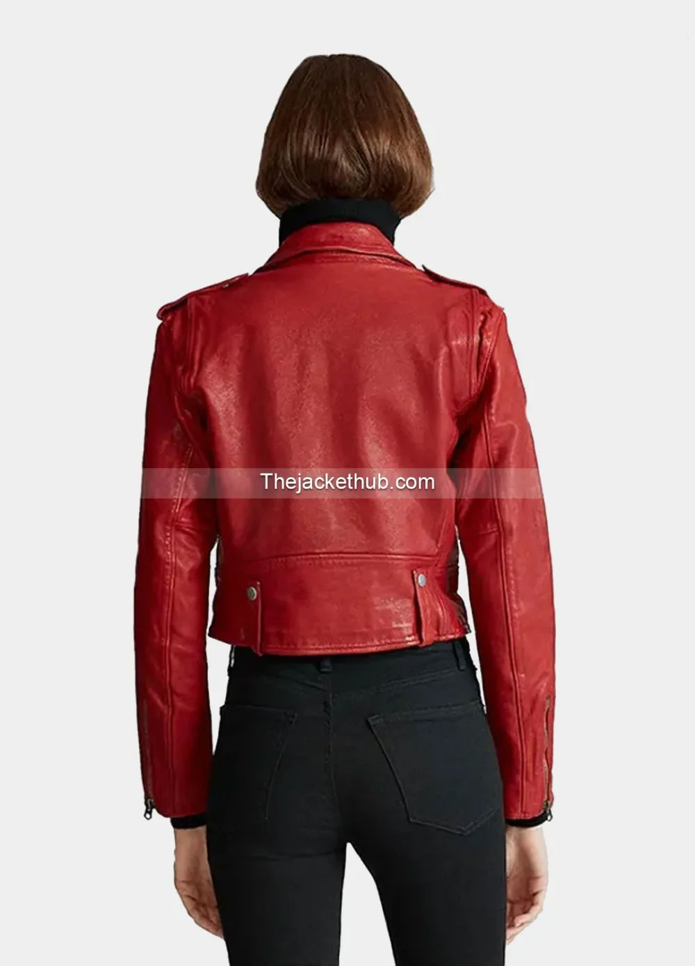 Women’s-Moto-Real-Red-Leather-Jacket-–-Biker-Red-Jacket