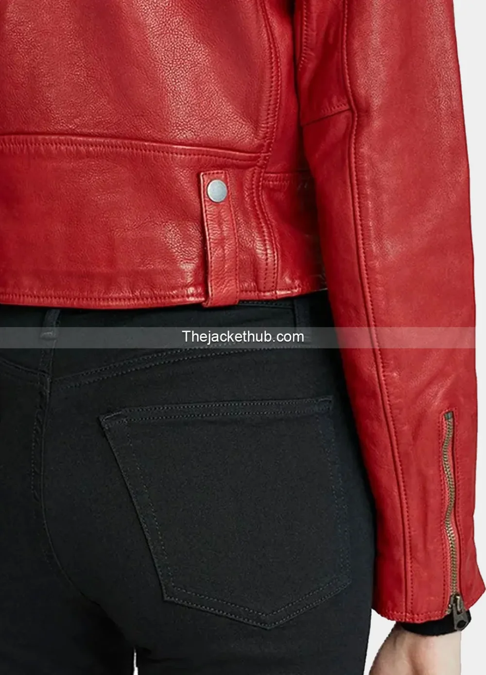 Women’s-Moto-Real-Red-Leather-Jacket-–-Biker-Red-Jacket