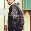 Denver-Men’s-Black-Bomber-Leather-Jacket-Aviator-with-Removable-Collar